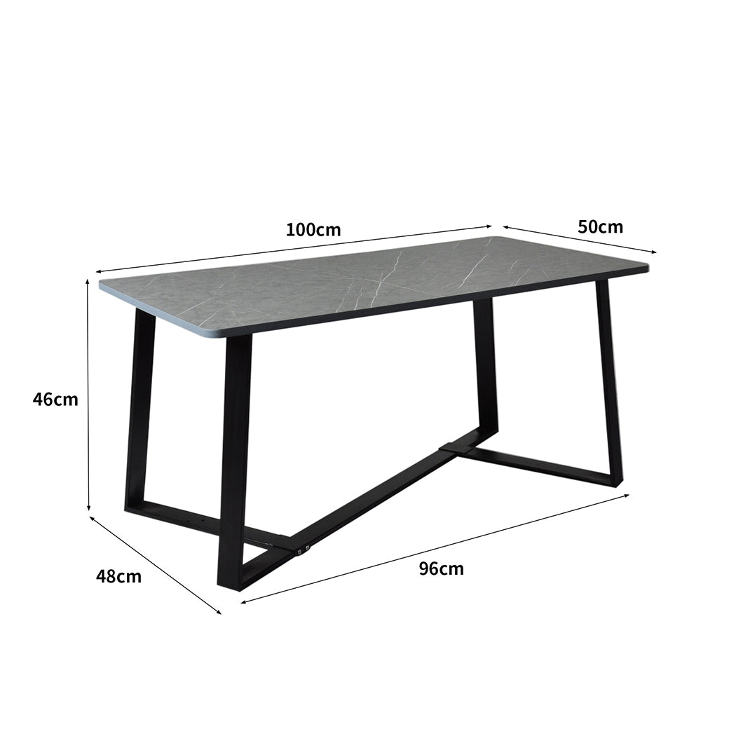 Levede Coffee Table Side Table Teapoy Black-1919892934627561474