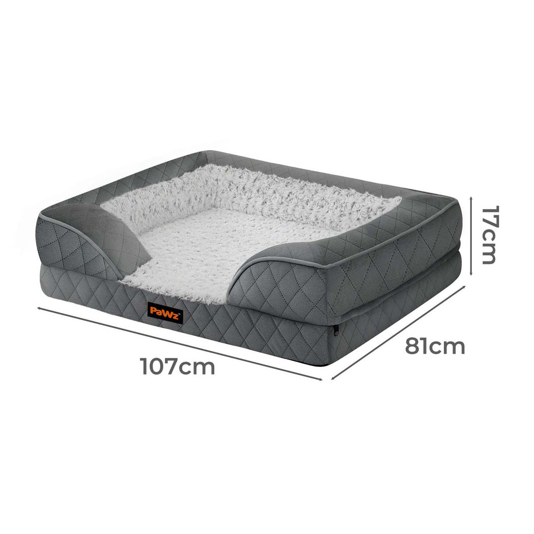 Pawz Orthopedic Memory Foam Pet Bed Dog Washable Mat-1973194193958473730