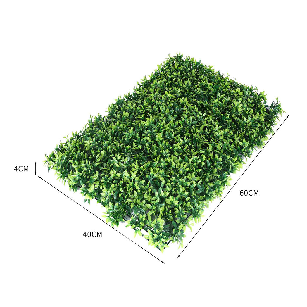Marlow Artificial Hedge Grass Boxwood Green-1910112529011576834