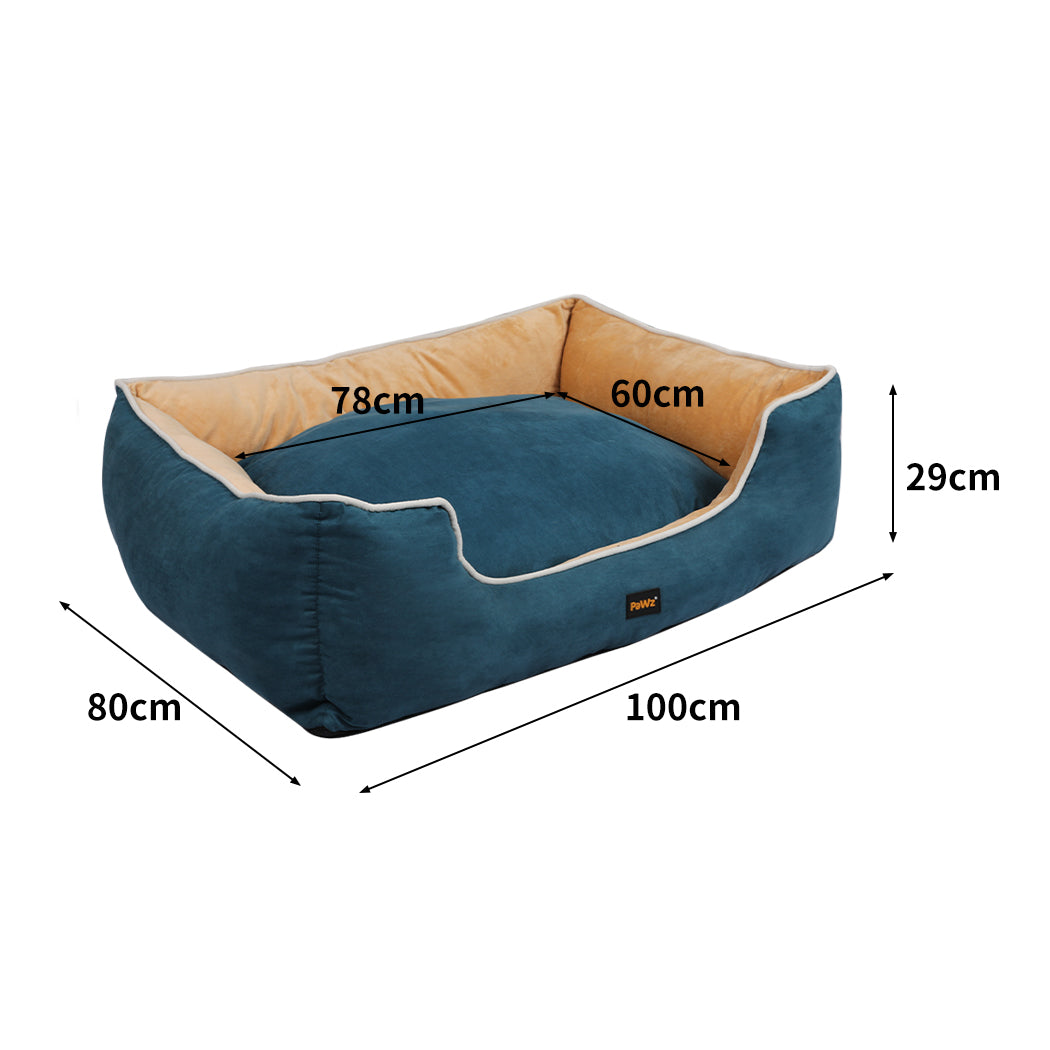 PaWz Pet Bed Mattress Dog Cat Pad Mat Blue XX-Large-1910113141409320962