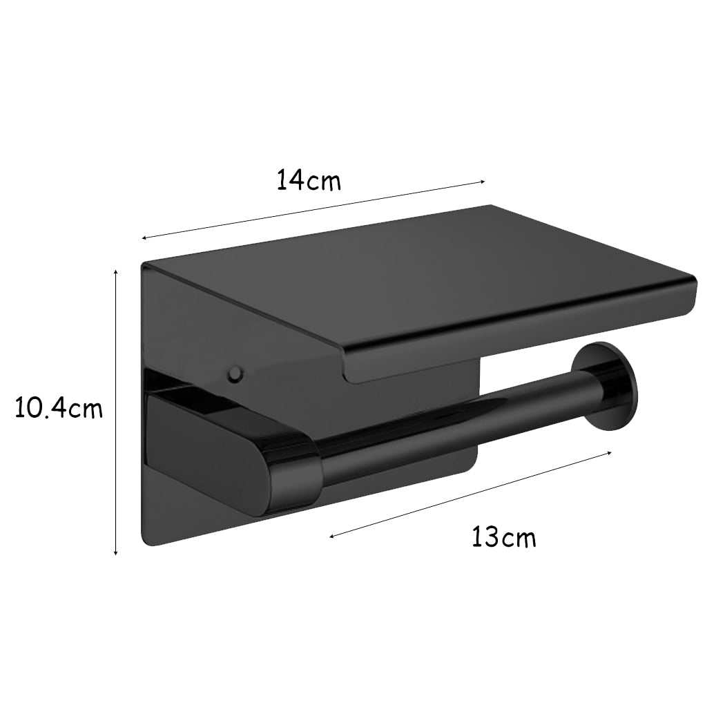 Toilet Paper Holder Roll Bath Tissue Black-1954802724033925122