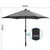 Centra 2.7M LED Outdoor Umbrella Base Stand Grey-1954802421616218113