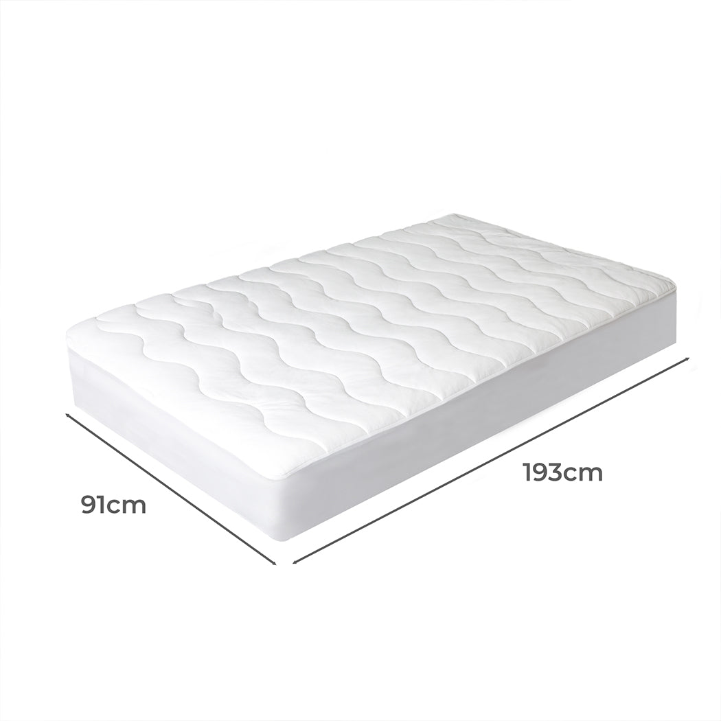 Dreamz Cool Mattress Topper Protector Single-1954802867806277634