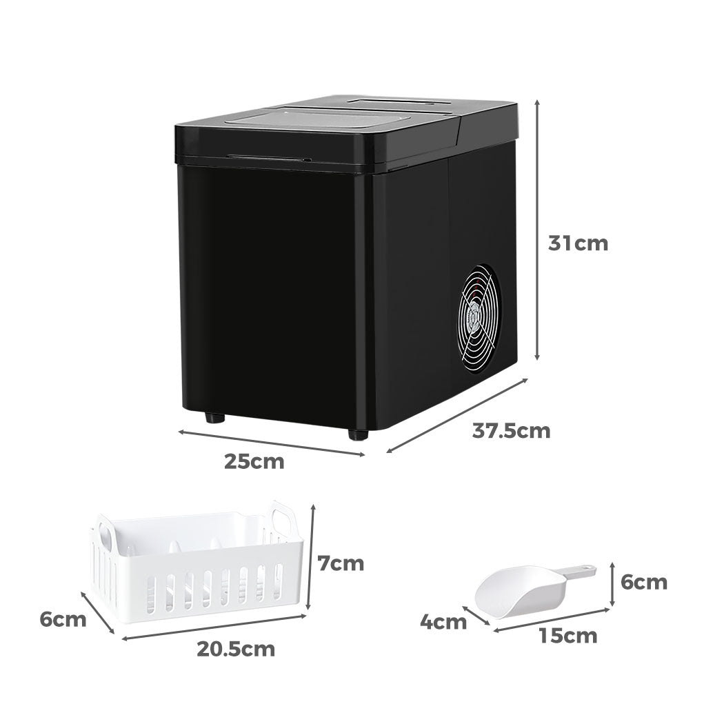 Spector Portable Ice Maker Machine 2.1L Black-1954802752534220802