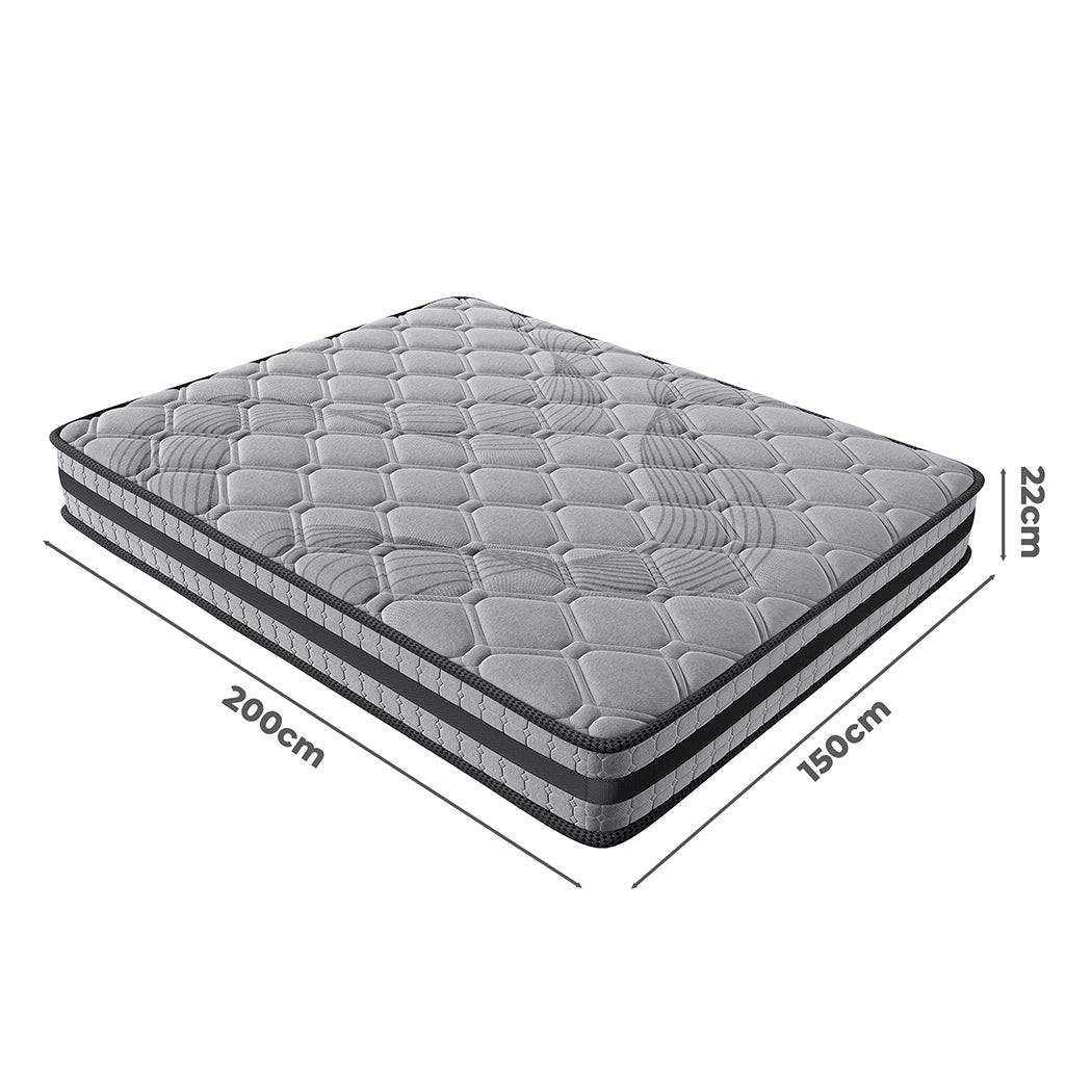 Lavio King Spring Mattress Grey Medium Firm-1954802375722143746