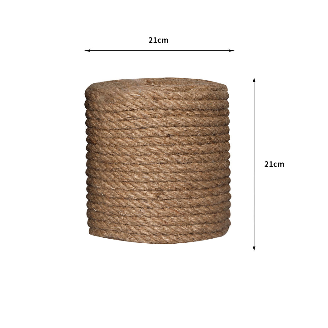 Traderight Jute Rope Hemp Sisal 14MMx50M 14x50-1910113113483644930