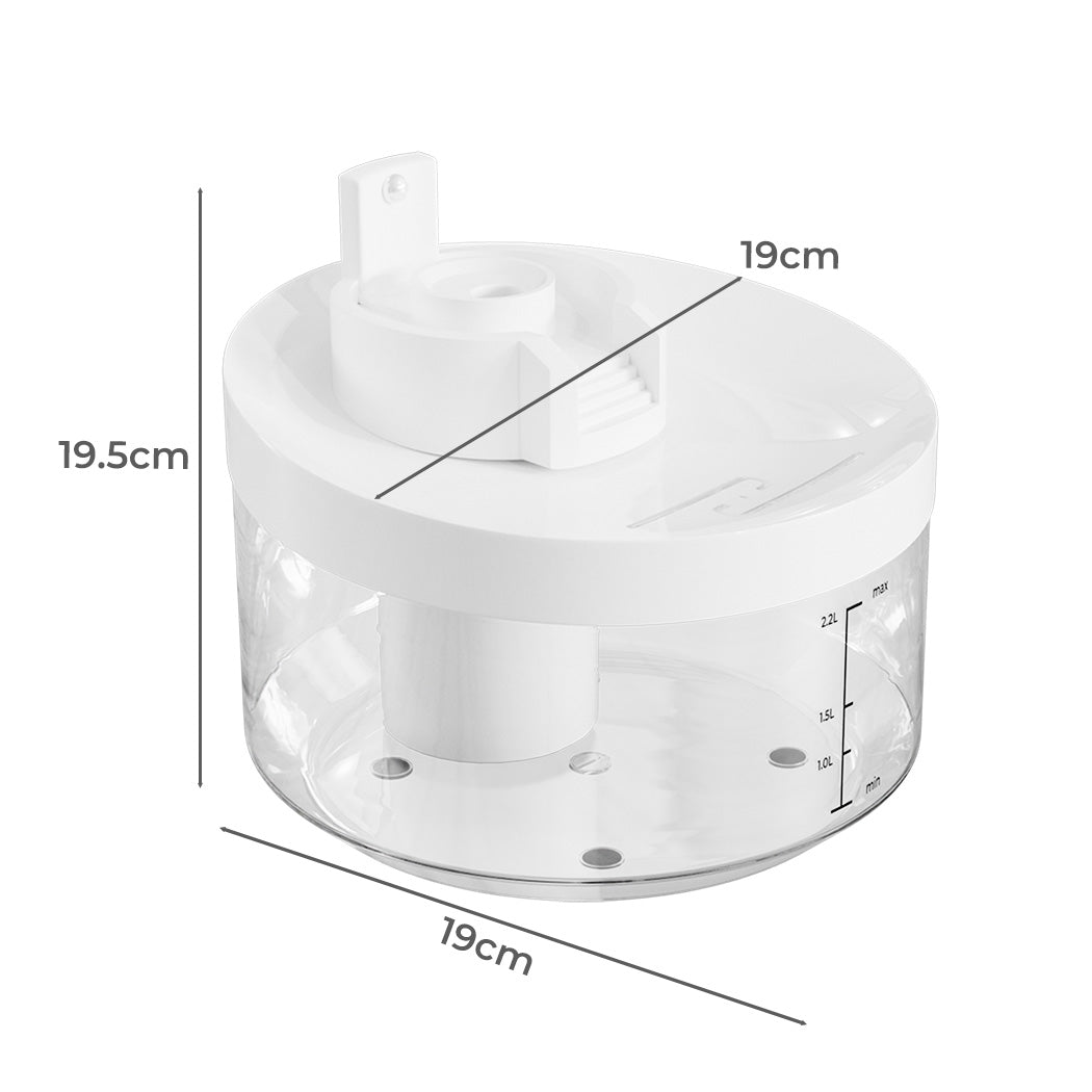 Pawz Automatic Sensor Pet Water Fountain Dog Cat Drinking Dispenser 2.2L Filter-1954802395762528258