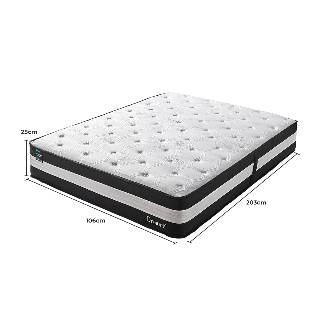 Dreamz Kingsingle Cooling Mattress 5 Zone 25cm King Single-1954802860302667778
