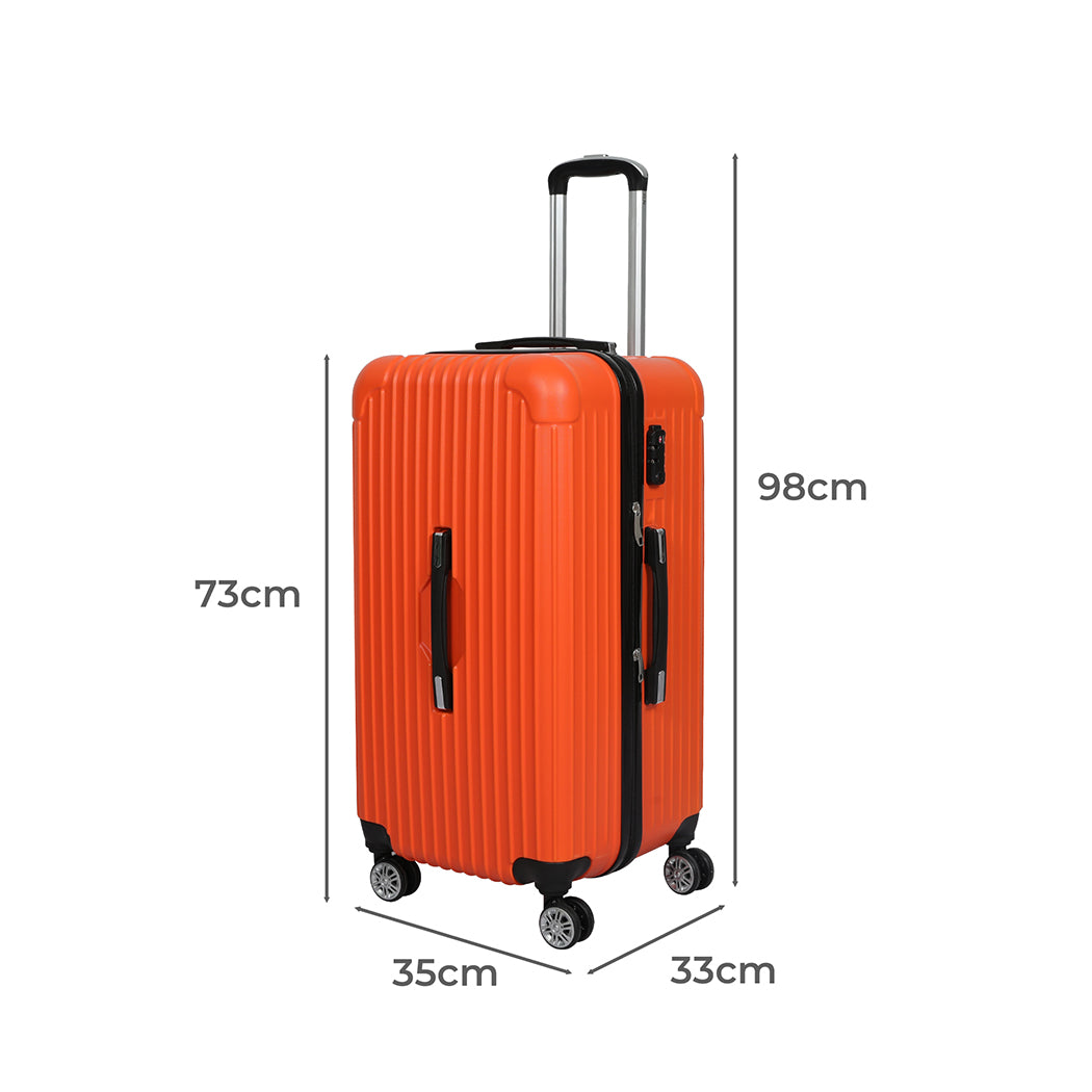 Slimbridge 28"Trunk Luggage Travel Suitcase Orange 28 inch-1910112842942648322