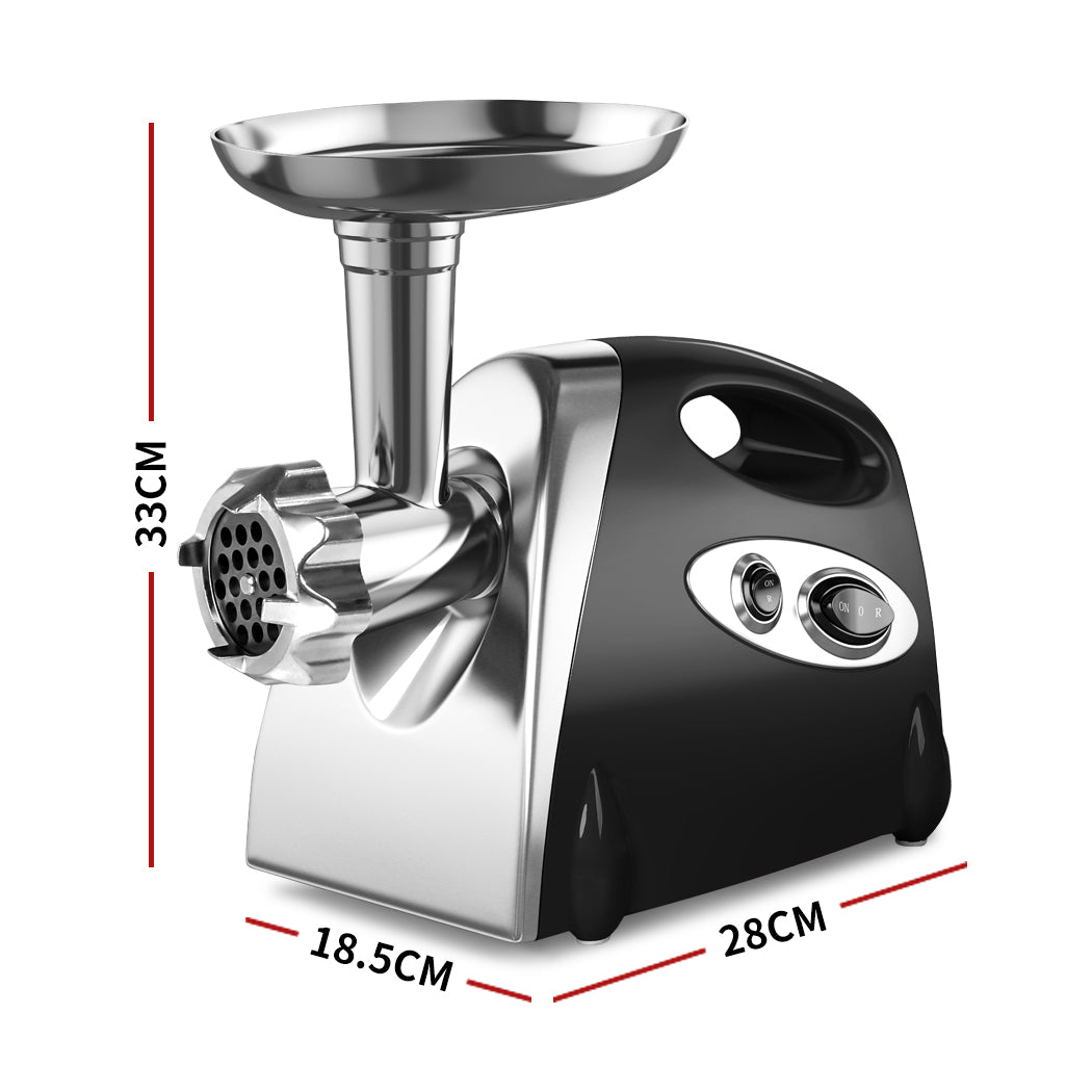800W Electric Meat Grinder Mincer Sausage Black-1954802837678592001