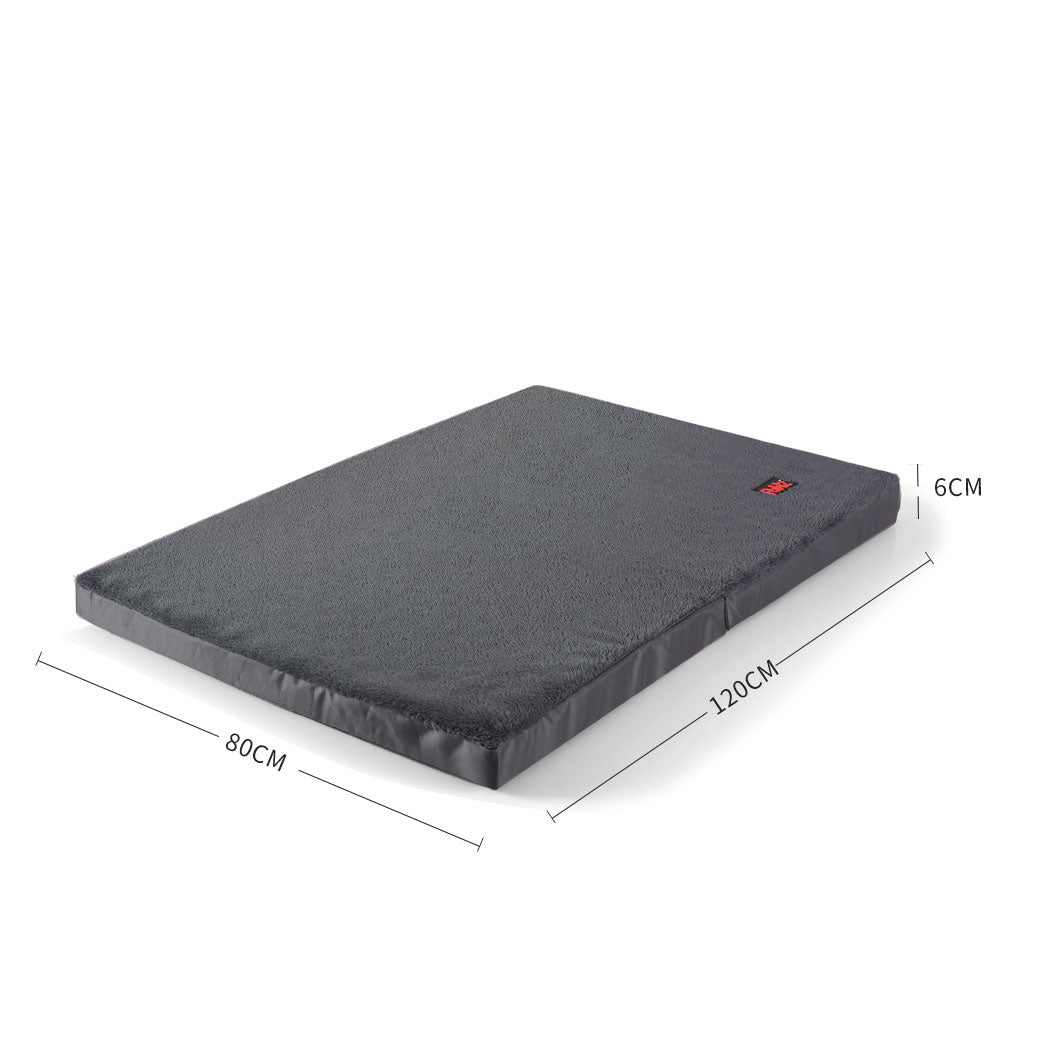 PaWz Pet Bed Foldable Dog Puppy Beds Grey XX-Large-1954802759211552769