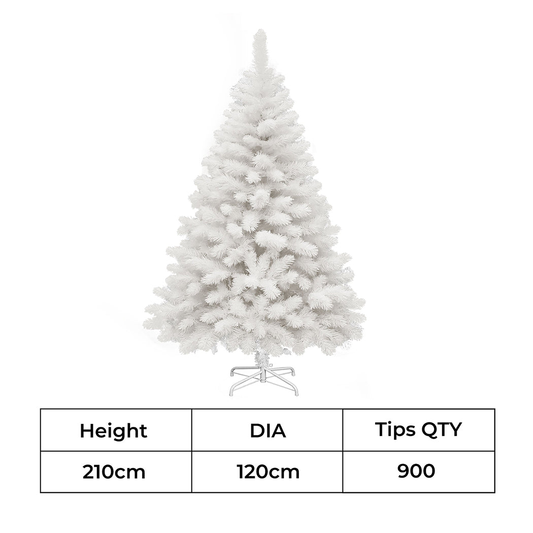 Santaco 2.1M 900 Tips White Christmas Tree-1973193579341942786
