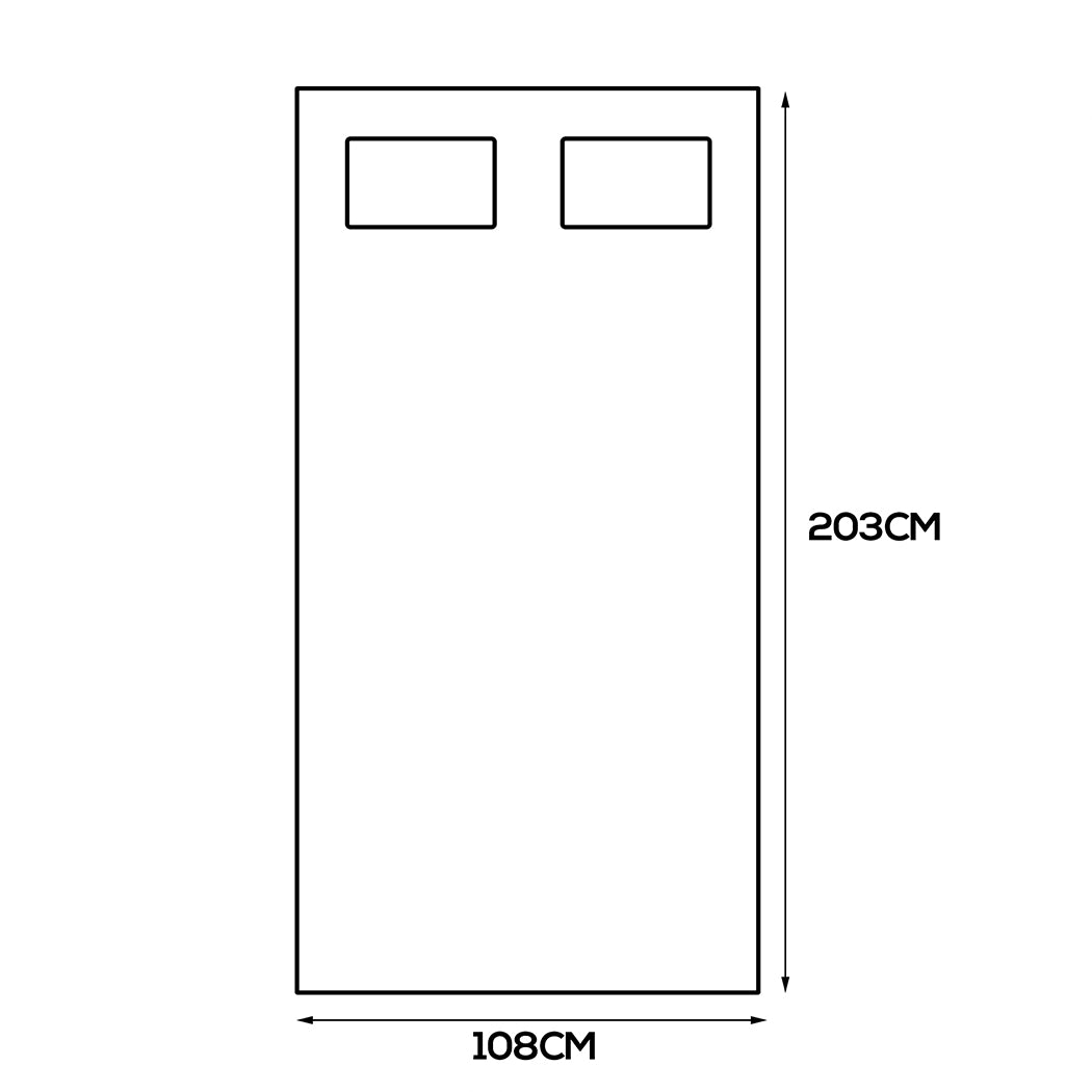 Dreamz Bamboo Pillowtop Mattress Topper King Single-1910112894385786882