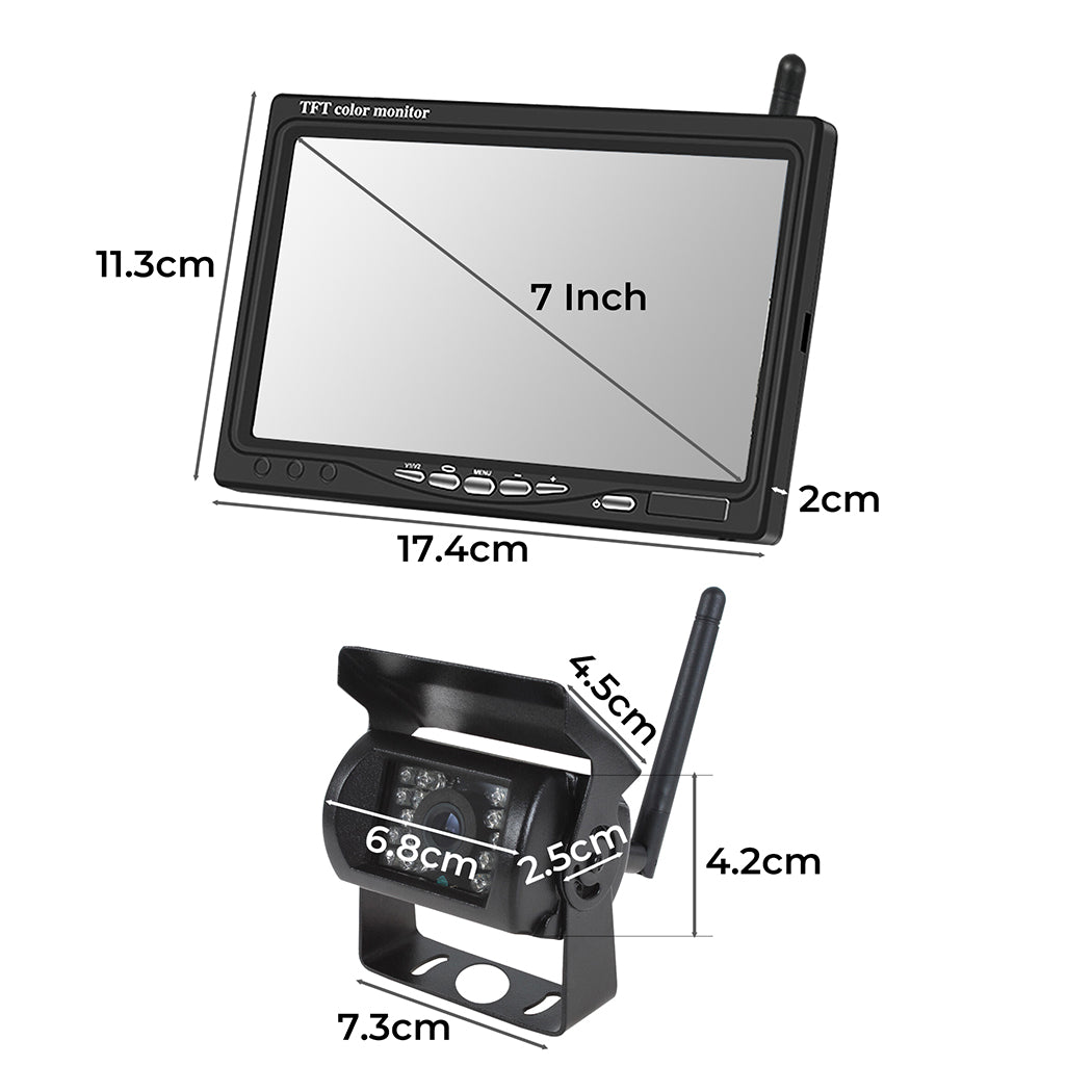 7" Wireless Rear View Monitor +2 WIFI-1954802965206405122