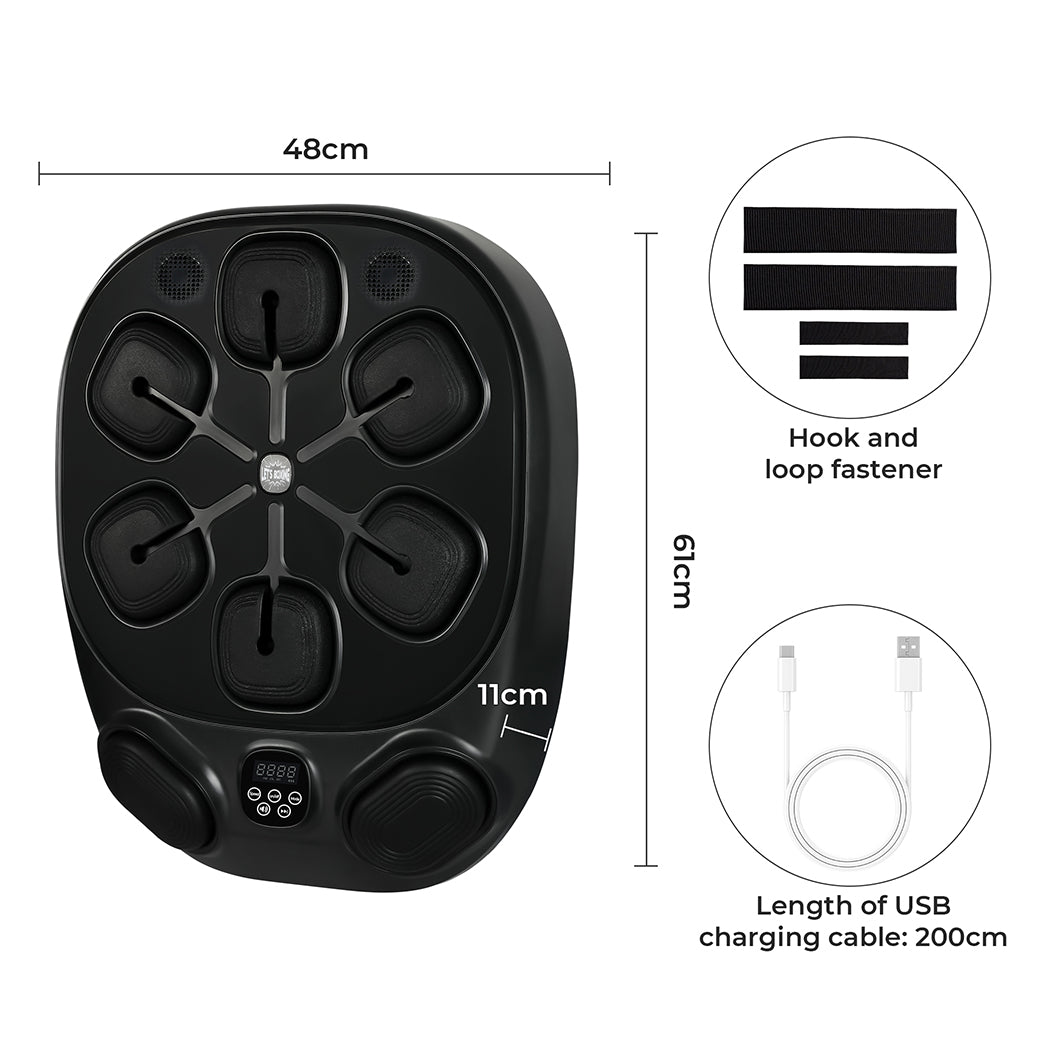 Centra Smart Music Boxing Machine Wall Mounted Black-1954802483956158465