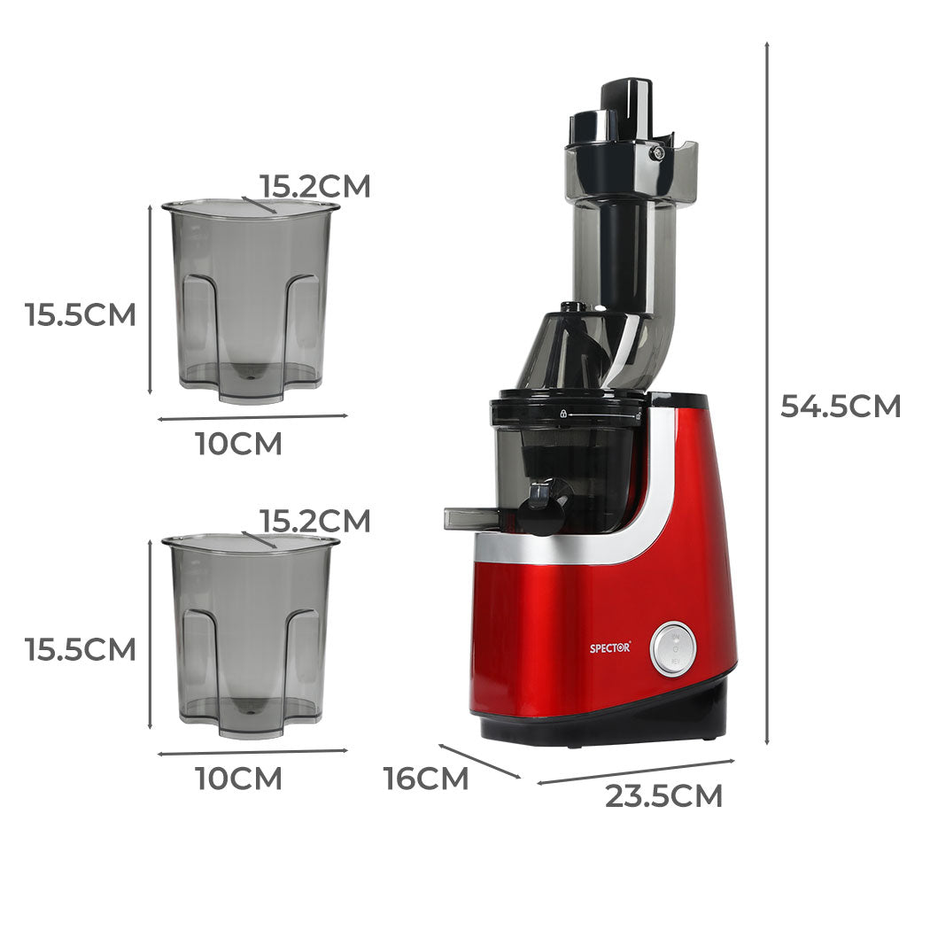 Spector Cold Press Slow Juicer Whole Red-1954802752269979649