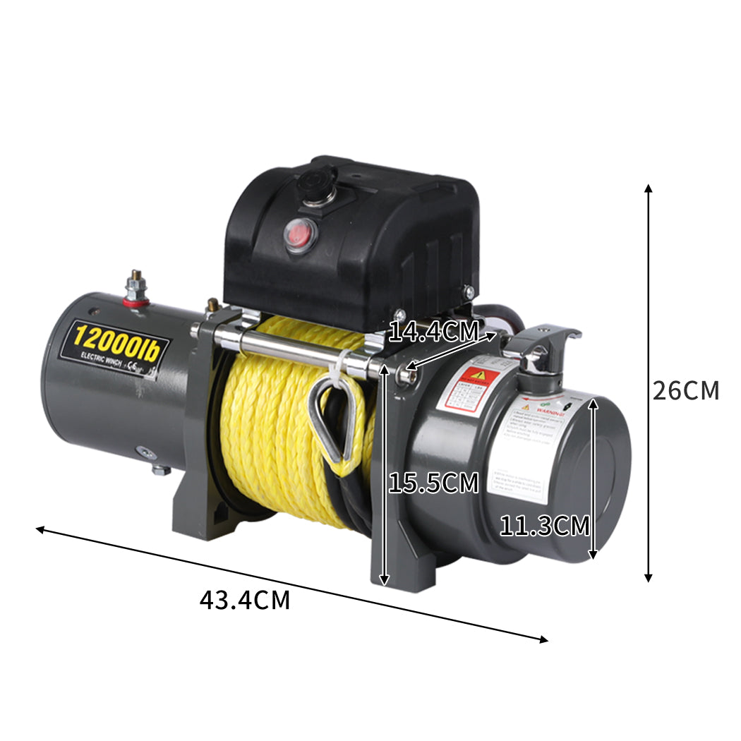 12V Electric Winch 12000LBS/5443KGS-1919892924162772993