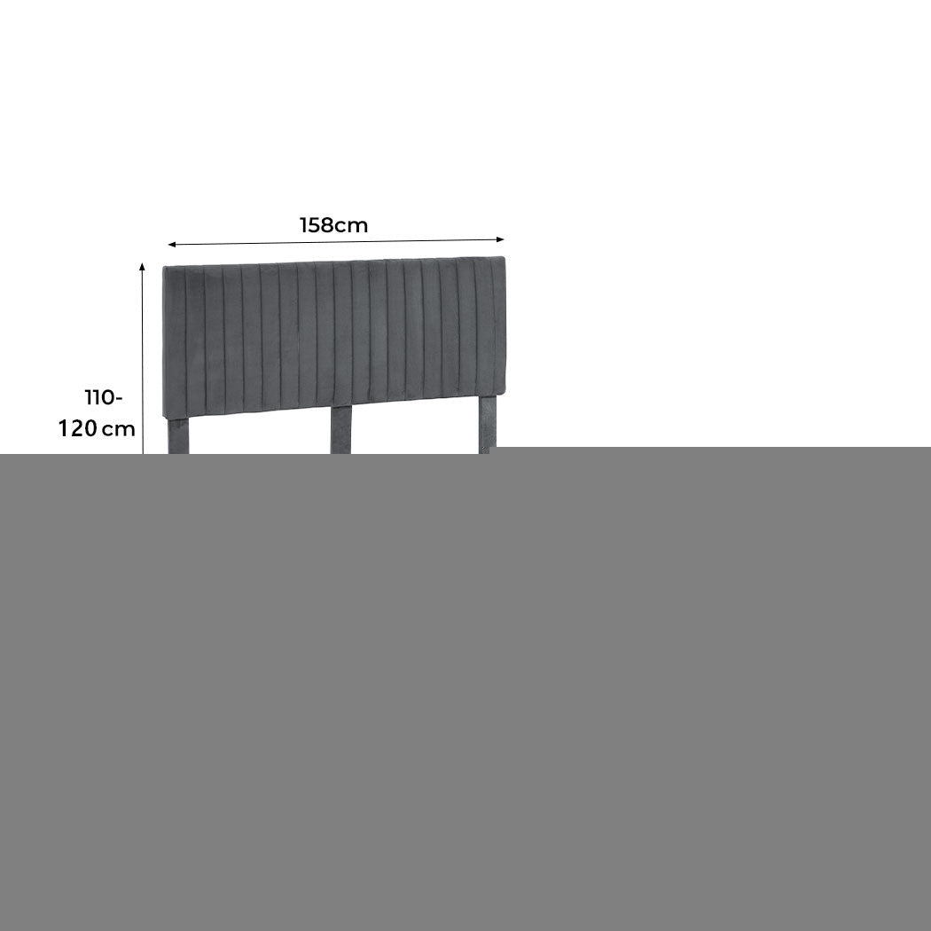 Levede Bed Frame Queen Size Mattress Grey-1954802931446452226