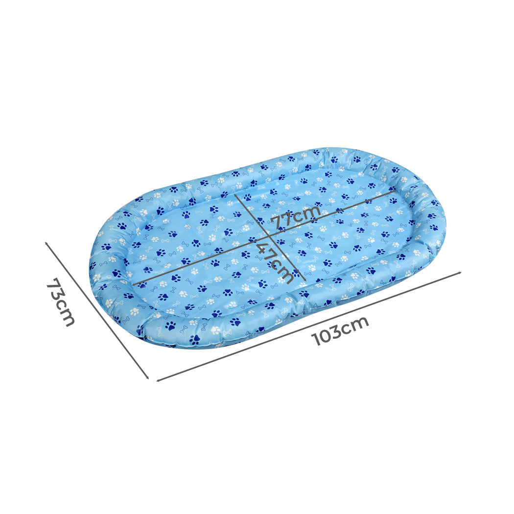 Pawz Pet Cooling Mat L Blue-1954802429925134337