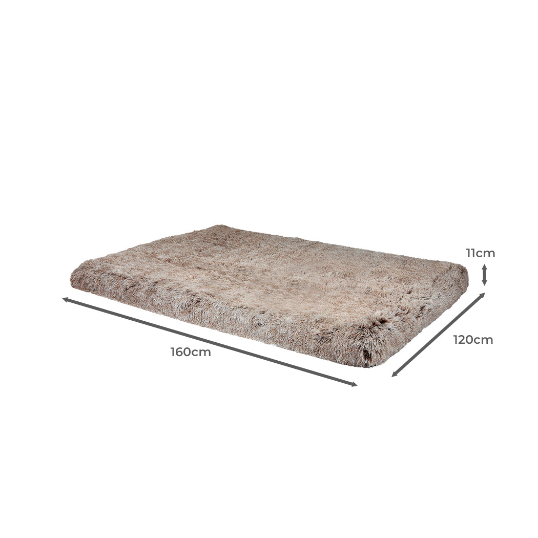PaWz Dog Mat Pet Calming Bed Memory XXL Coffee XX-Large-1954802548598771713