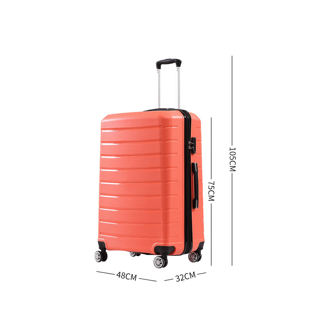 28" Travel Luggage Carry On Expandable Coral-1919892860342243330