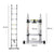 Traderight Folding Multi Purpose Ladder 8 Step-1910112237834604545