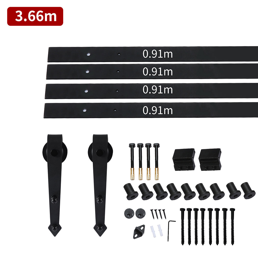 Levede Sliding Barn Door Hardware Track-1910112197162438658