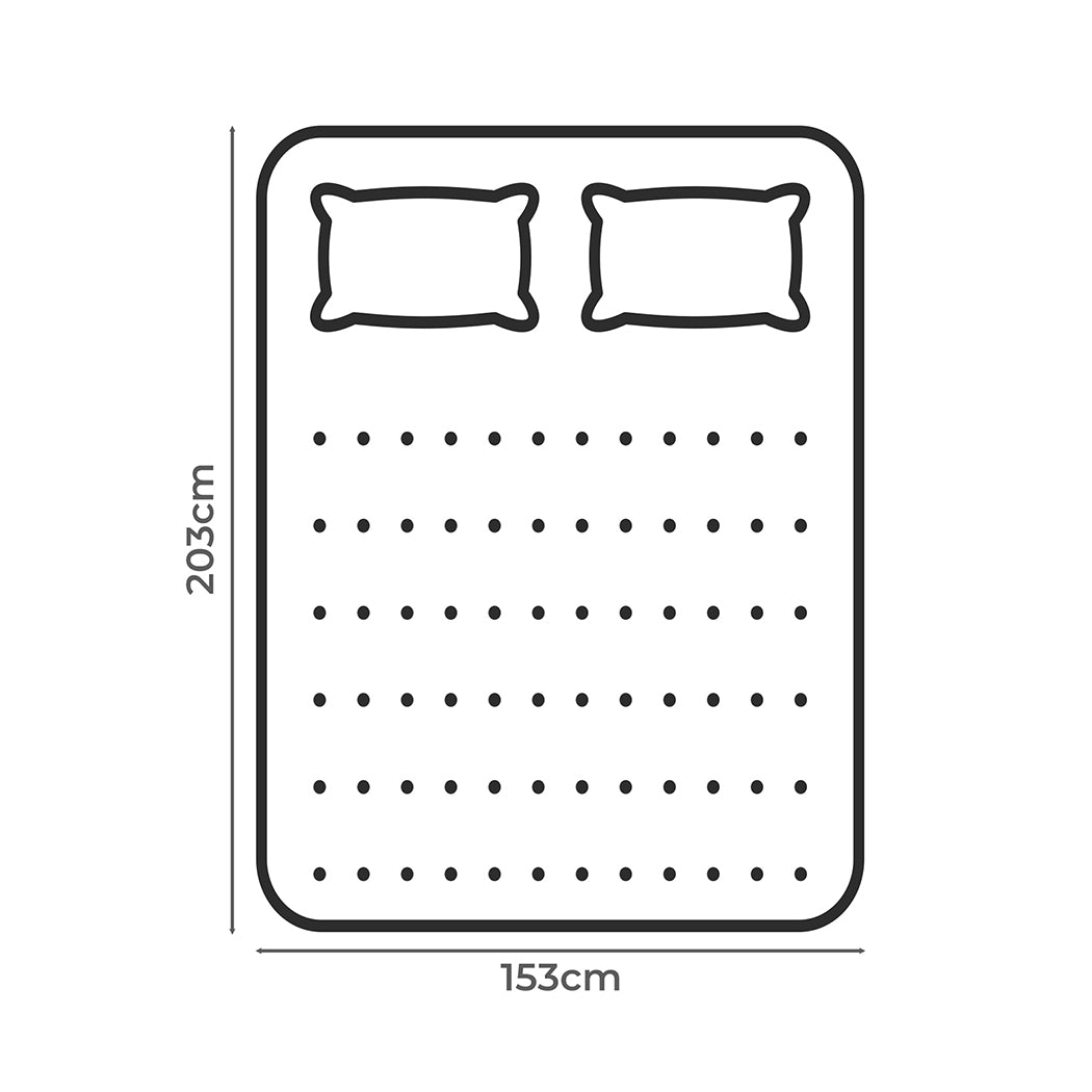 Dreamz Pillowtop Mattress Topper thickness 5cm-1954802371578171393