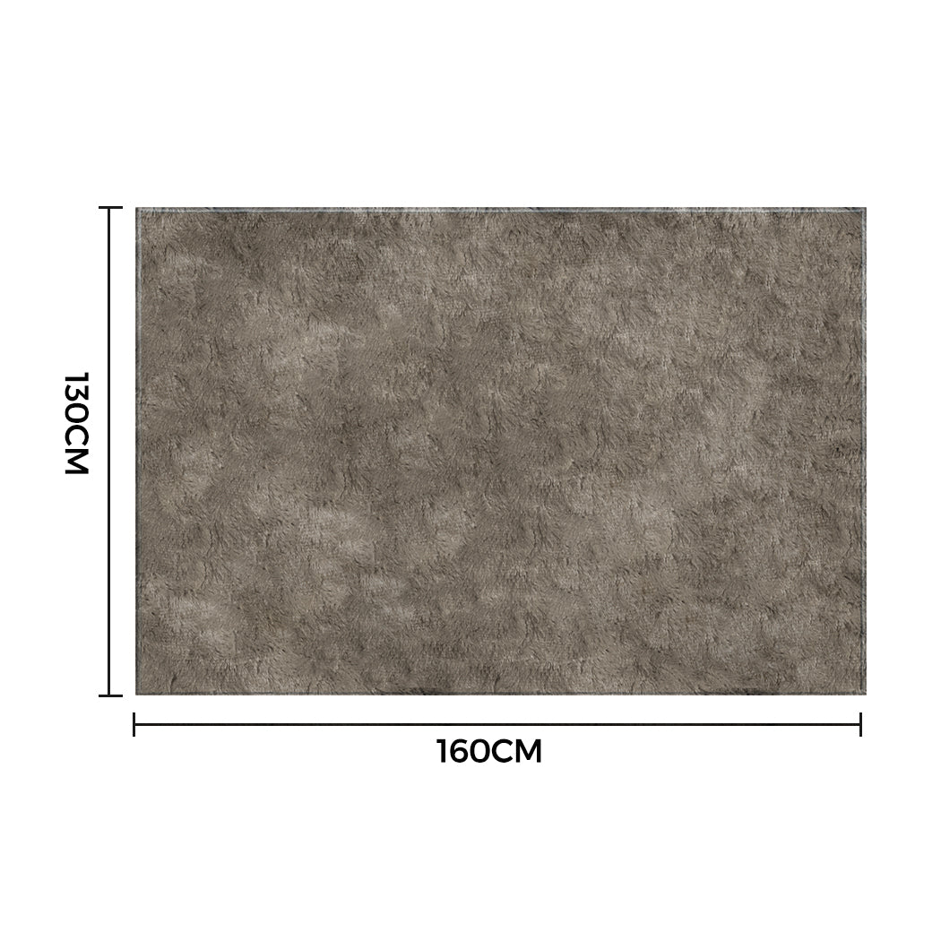 DreamZ Electric Throw Blanket Heated Timer Bedding Washable Warm Winter Plush BR-1954802343967068162