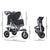 PaWz Pet Stroller Pram Dog Carrier Trailer-1910112546212417538