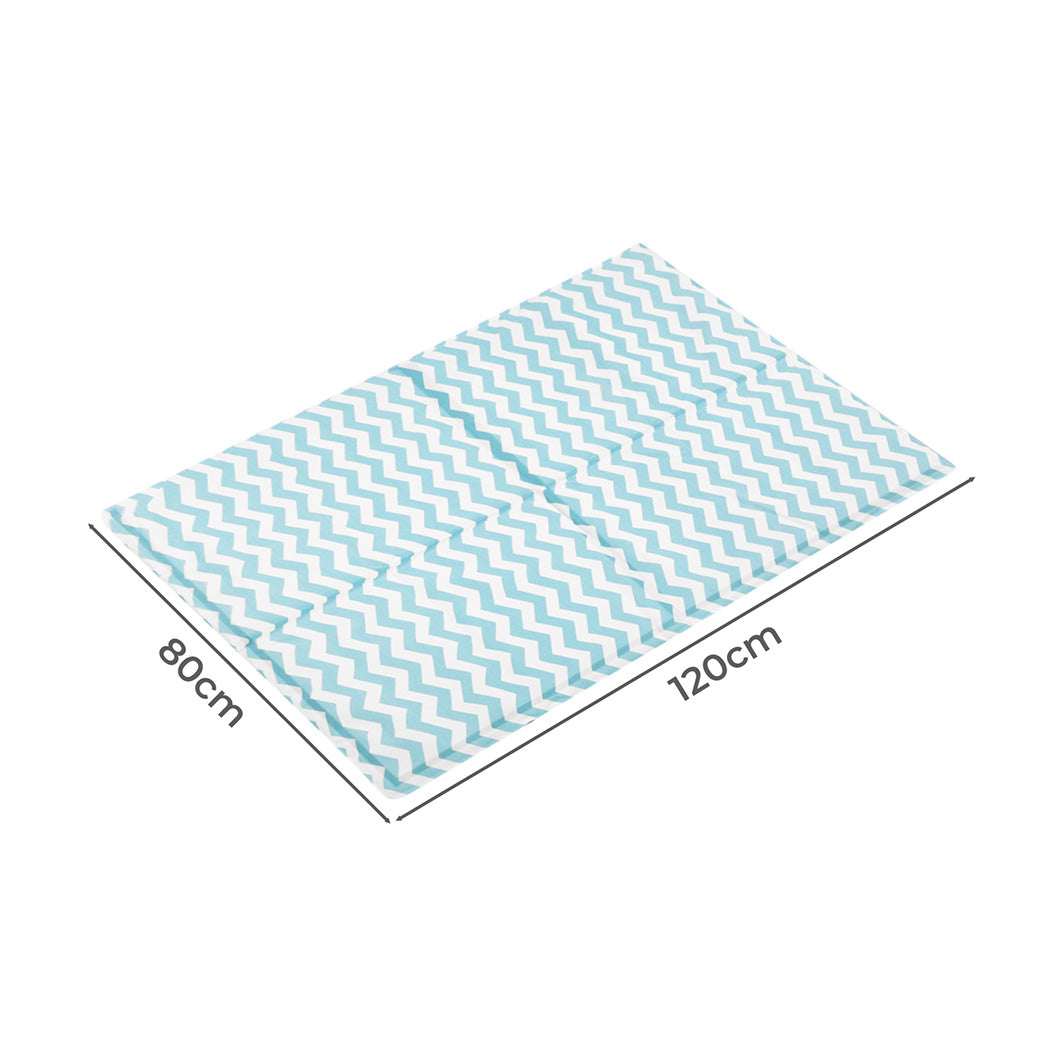 Pawz Pet Cooling Mat XL Blue-1954802432022286338
