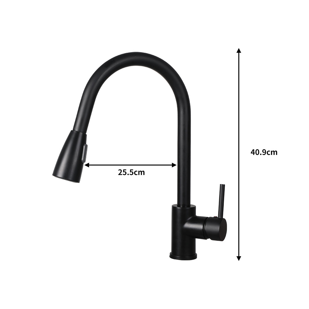 Kitchen Mixer Tap Sink Taps Faucet Extender Black-1919892892005044226