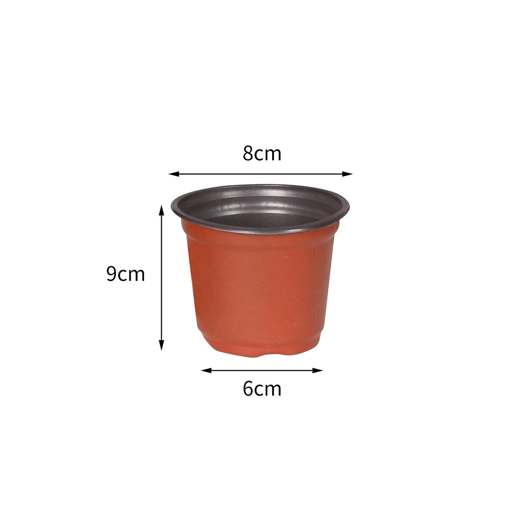 Lambu 100x Plastic Plant Pots Bulk Flowers Small-1910112308231802882