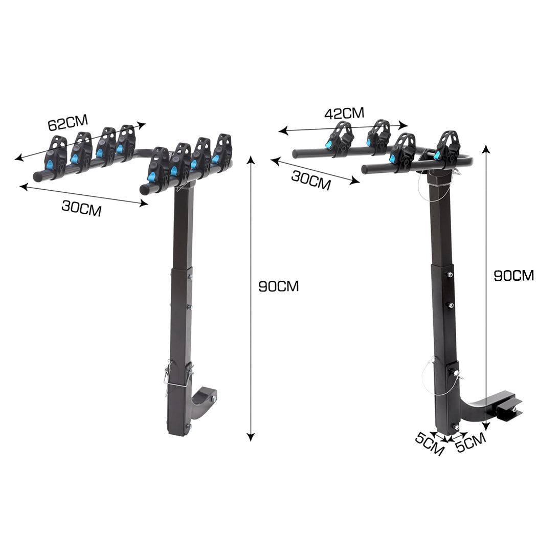 Monvelo 2 and 4 Rear Car Bike Rack Carrier-1919892834350141442