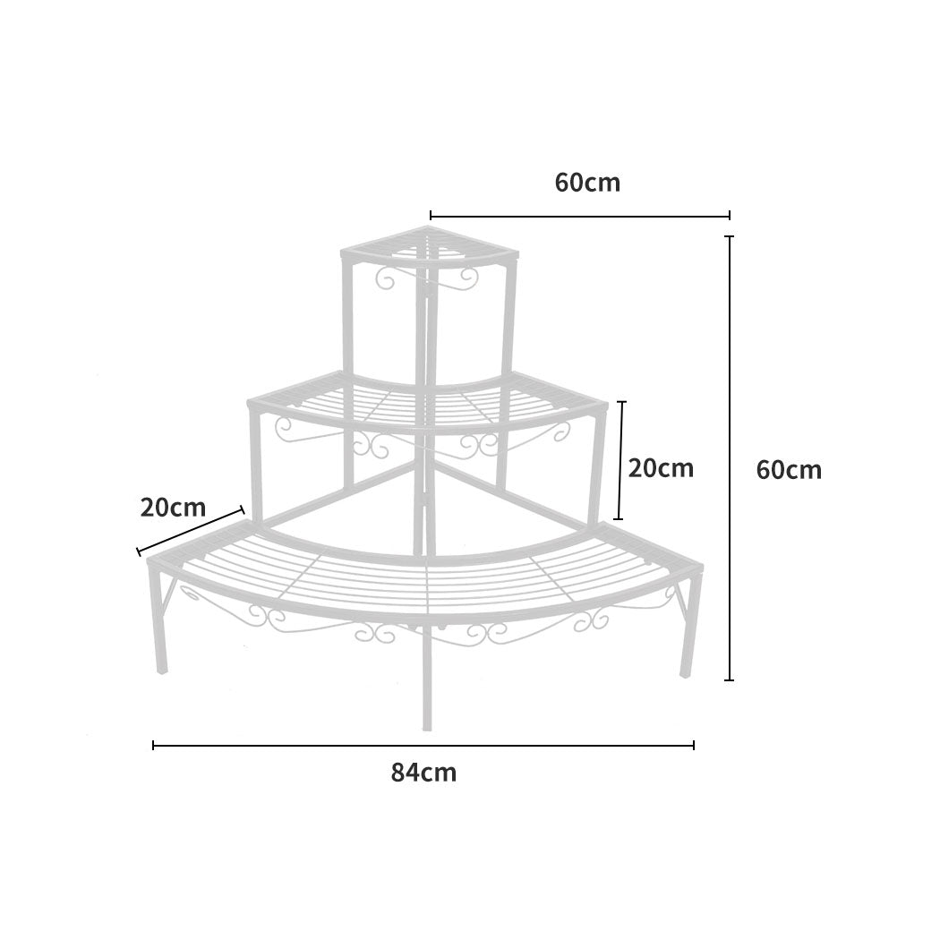 Levede Plant Stand Outdoor Indoor Metal-1910112810893971458