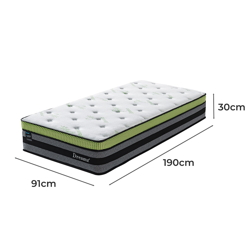 Dreamz Single Cooling Mattress Pocket-1954802859669327874