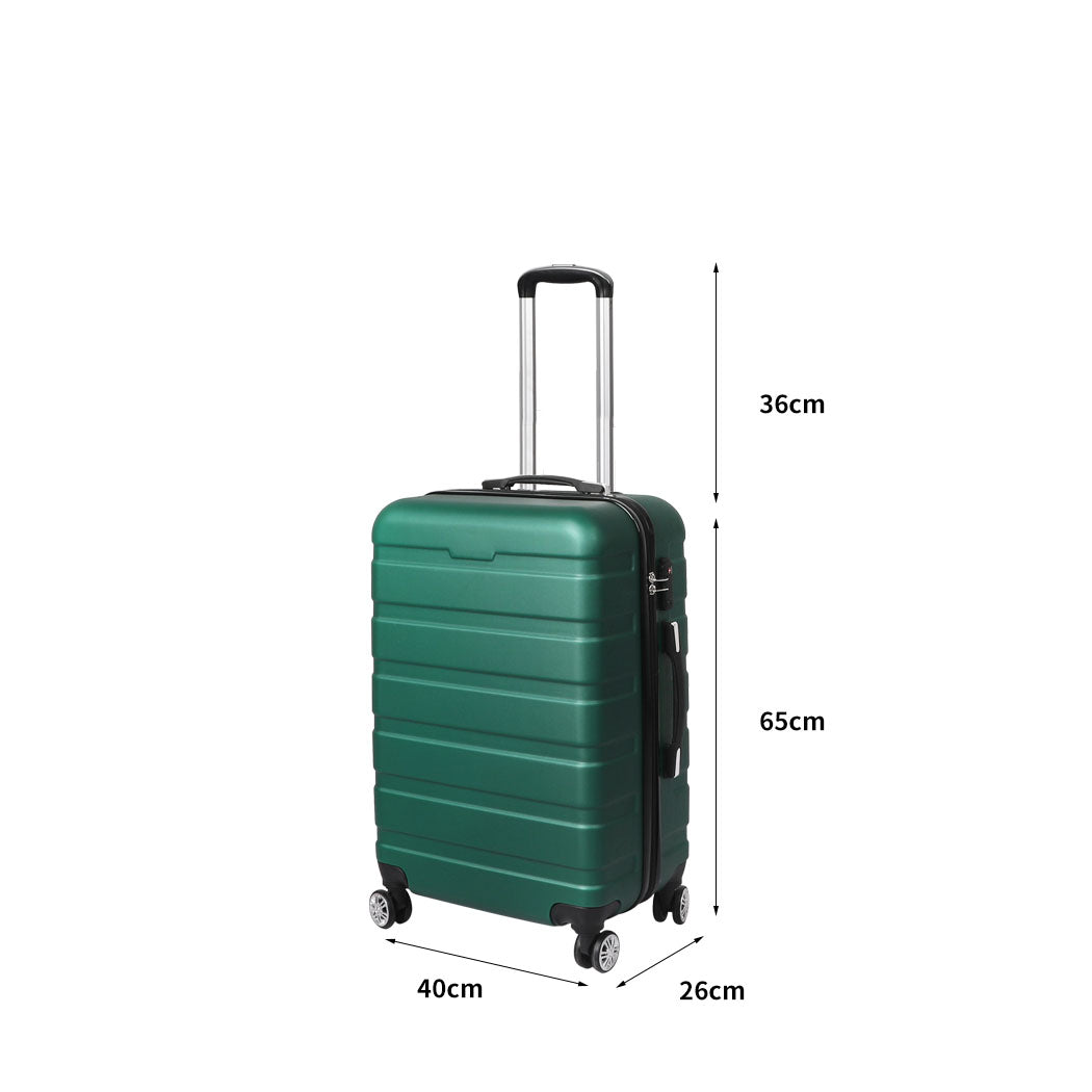 Slimbridge 24" Luggage Case Suitcase Green 24 inch-1954802814110797826