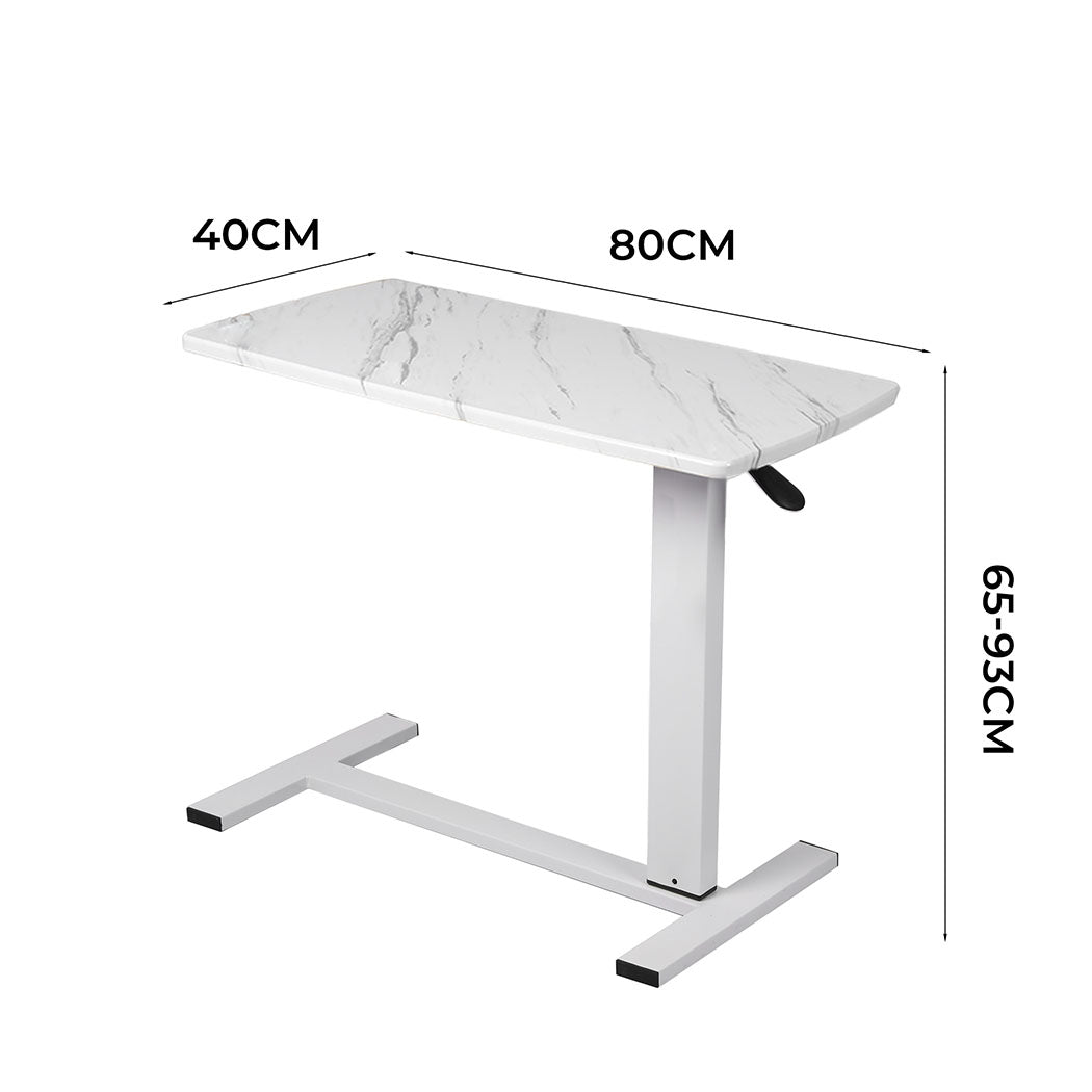 Levede Standing Desk Sofa Bed Side Table White No Slots-1954802681004560385