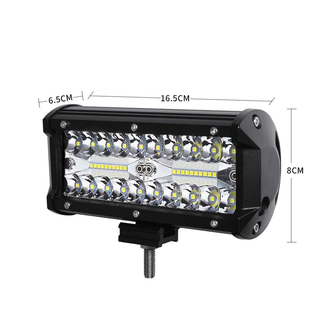 2x 6inch LED Light Bar Work Flood Spot 120W-1910112859258490882