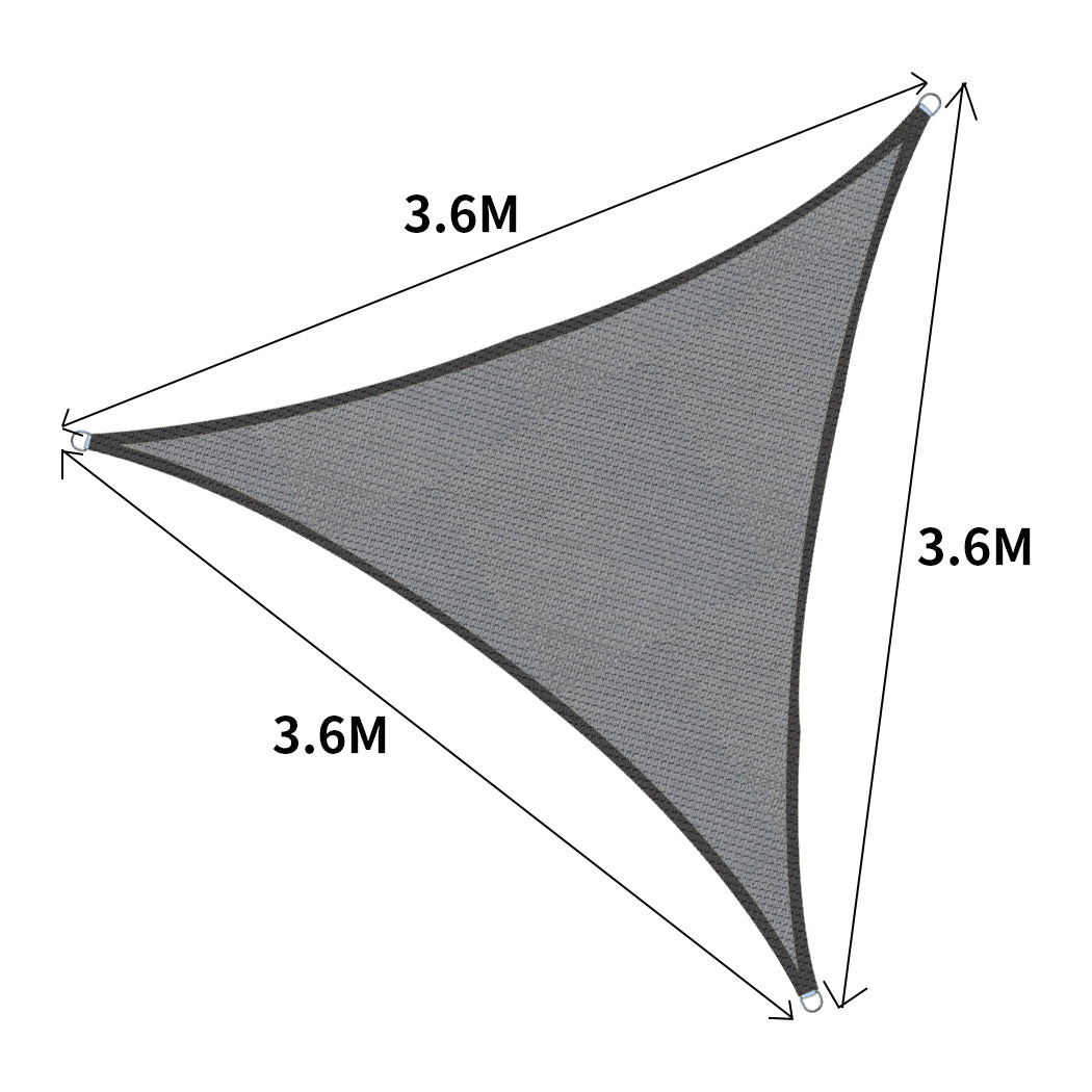 Outdoor Awning Cloth Sun Shades Sail Charcoal 180-1910112597588447234