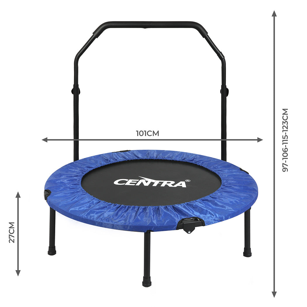 Centra 40" Foldable Mini Trampoline Rebounder Fitness-1954802468424650753