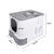 PaWz Cat Litter Box Fully Enclosed Kitty Grey-1954802512418705409