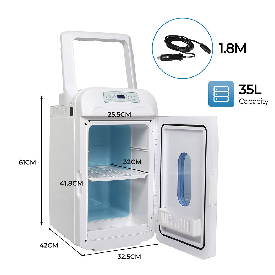 Spector Car Fridge Freezer 35L 12V Chest Refrigerator Portable Travel Camping-1910112220671512577