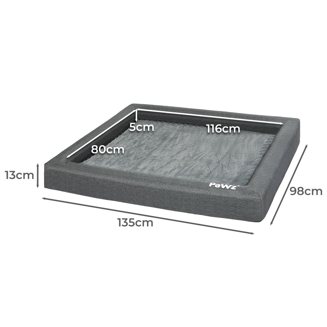 PaWz Memory Foam Pet Bed Calming Dog XXL XX-Large-1954802563744403458