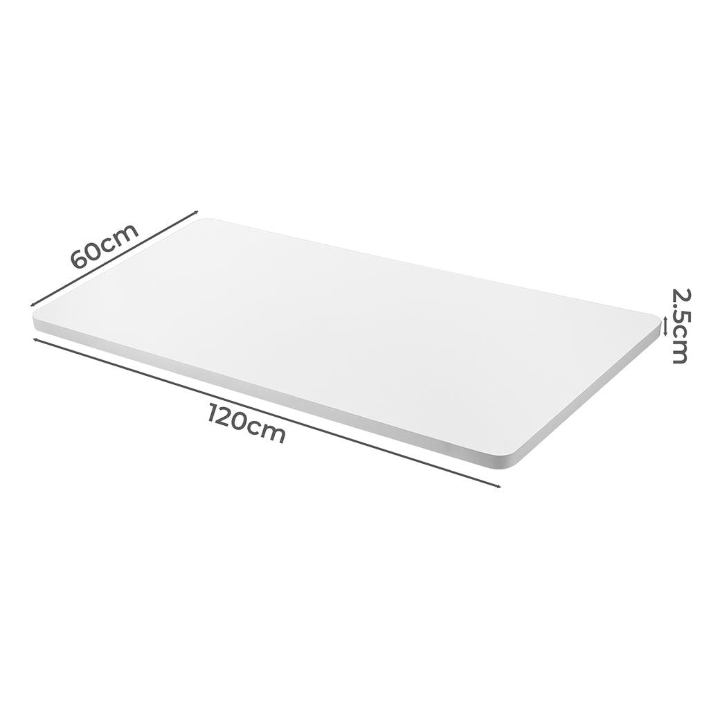 Levede Desktop For Motorised Adjustable White 120X60CM (Desktop Only)-1954803013252157442