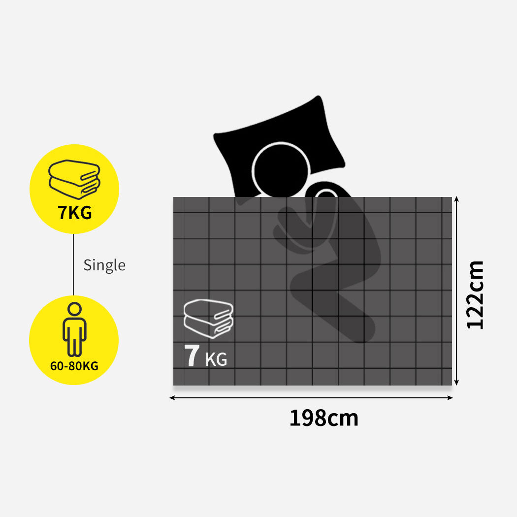 DreamZ 7KG Weighted Blanket Promote Single 7KGS-1910113221684105218
