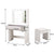 Levede Dressing Table Set Makeup Mirror-1917016716848795650