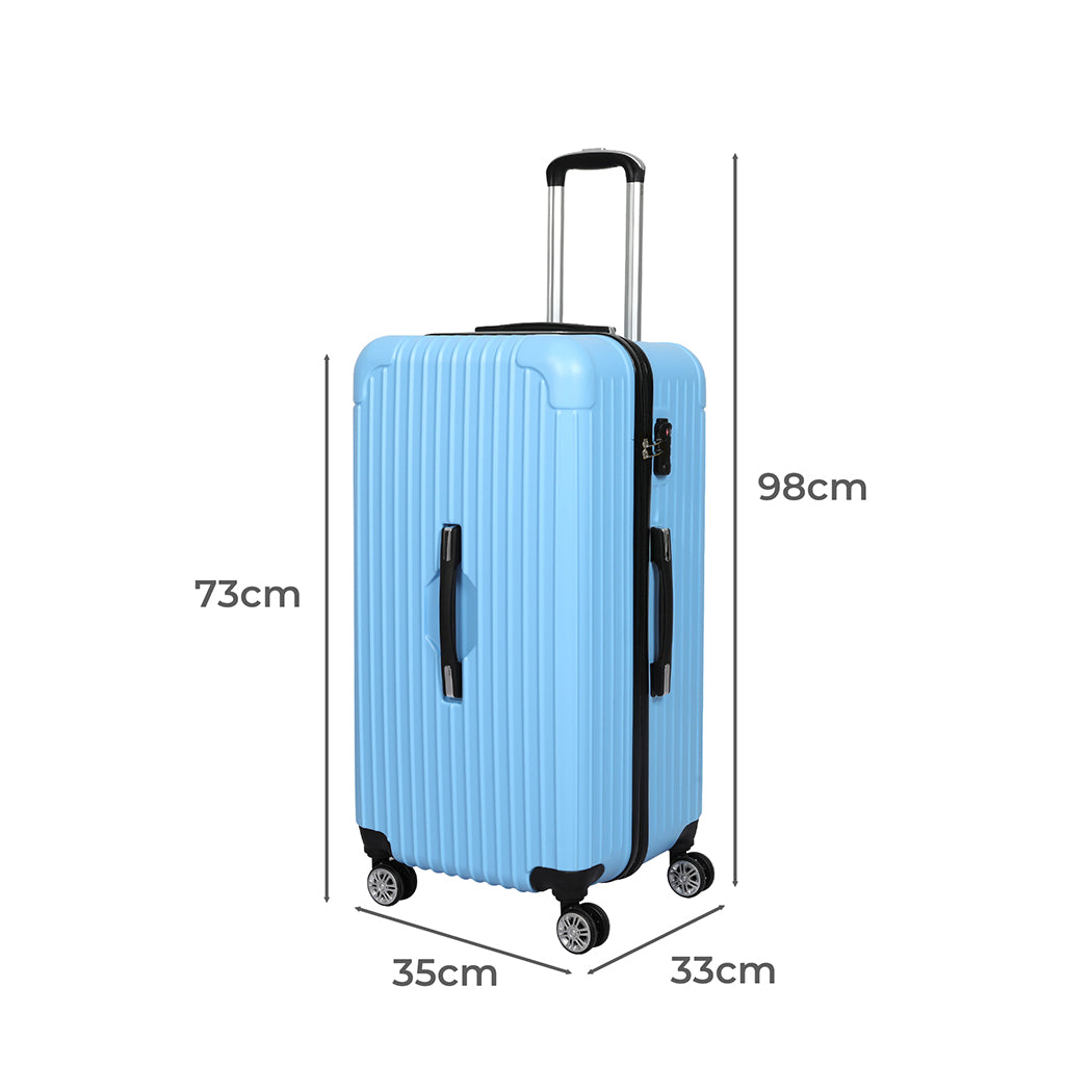 Slimbridge 28" Luggage Travel Suitcase Trolley Case Packing Waterproof TSA Blue