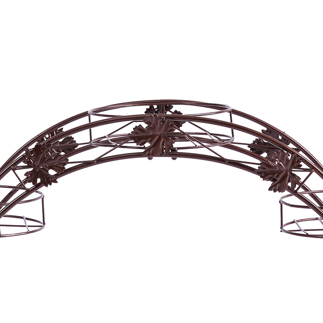 2X Plant Stand Outdoor Indoor Metal Bronze-1954802660351807491