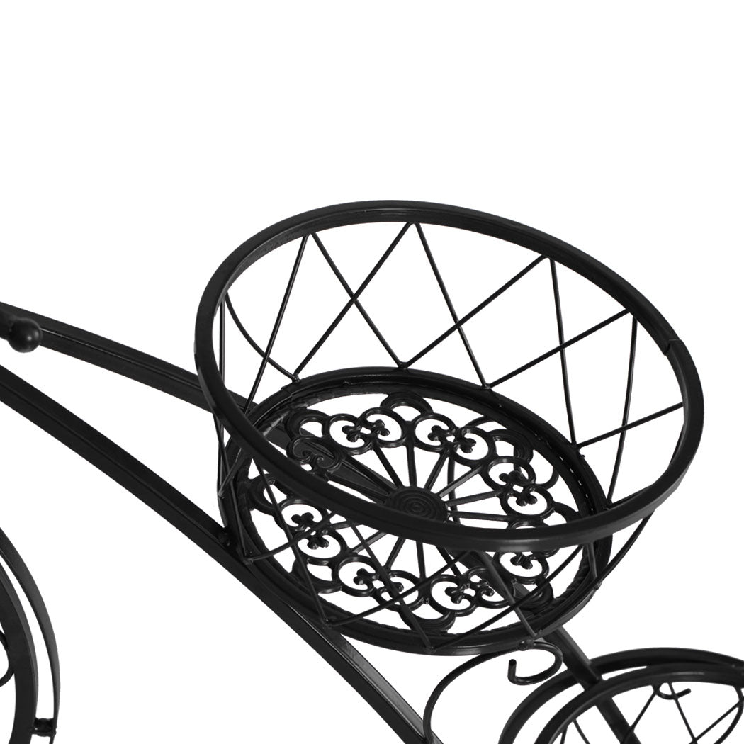 2x Plant Stand Outdoor Indoor Pot Garden Black-1919892858479972355